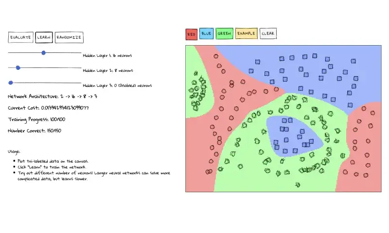 A demo of Experience ML