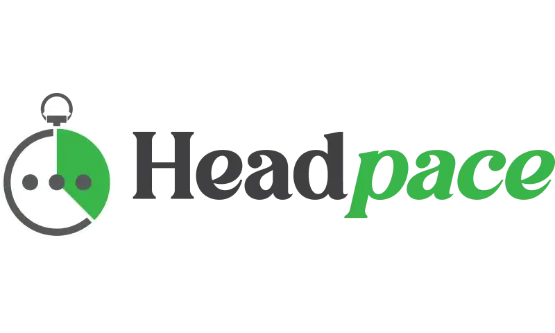 A green timer and the text 'Headpace'